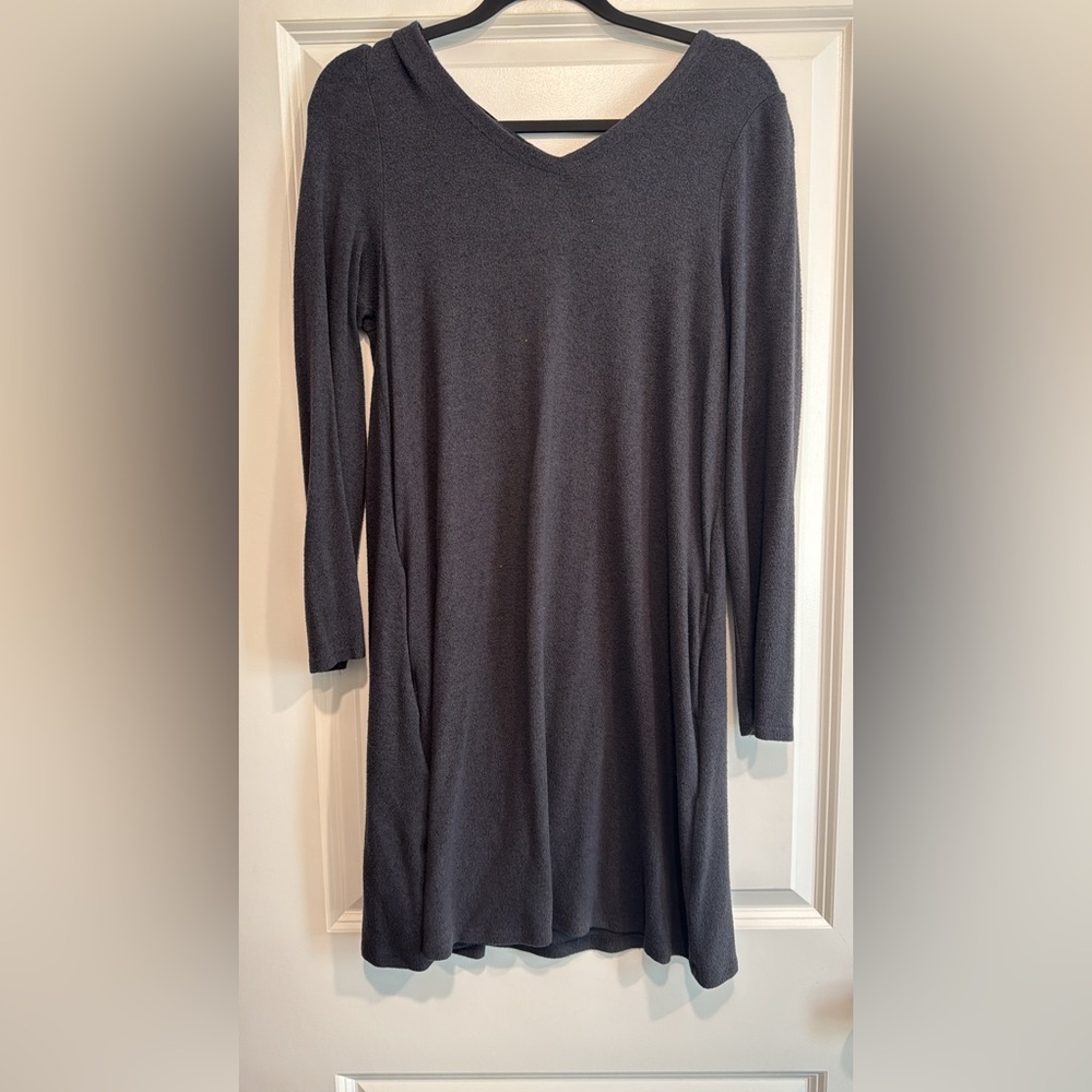 Charcoal Long Sleeve Dress